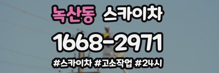 녹산동 스카이차