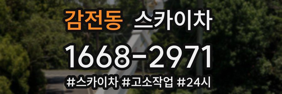 감전동 스카이차