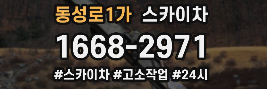 동성로1가 스카이차