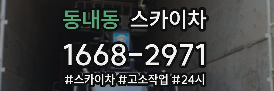 동내동 스카이차