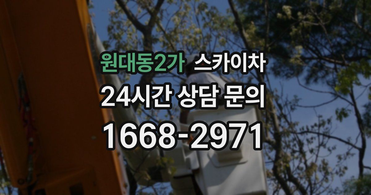 원대동2가 스카이차