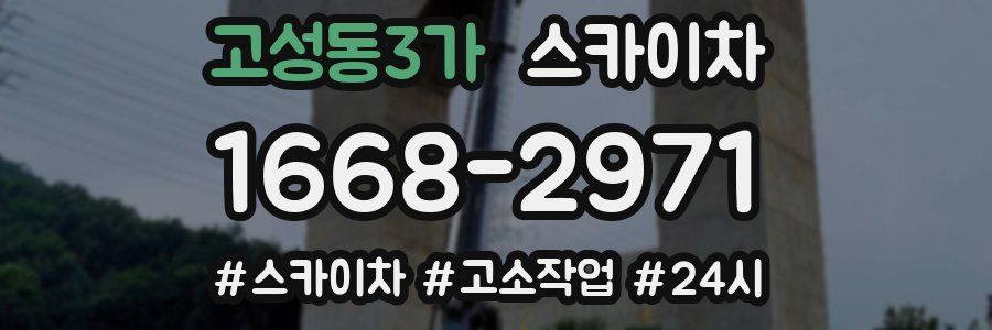 고성동3가 스카이차