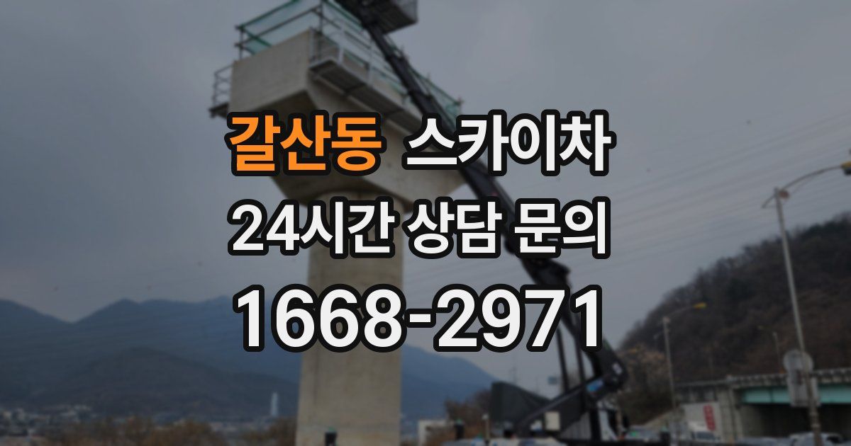 갈산동 스카이차