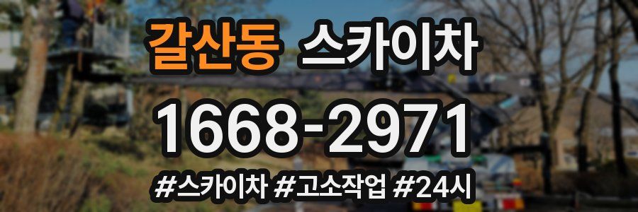 갈산동 스카이차