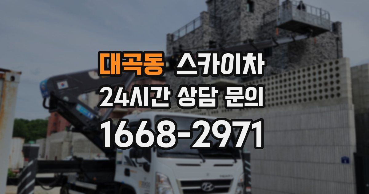 대곡동 스카이차