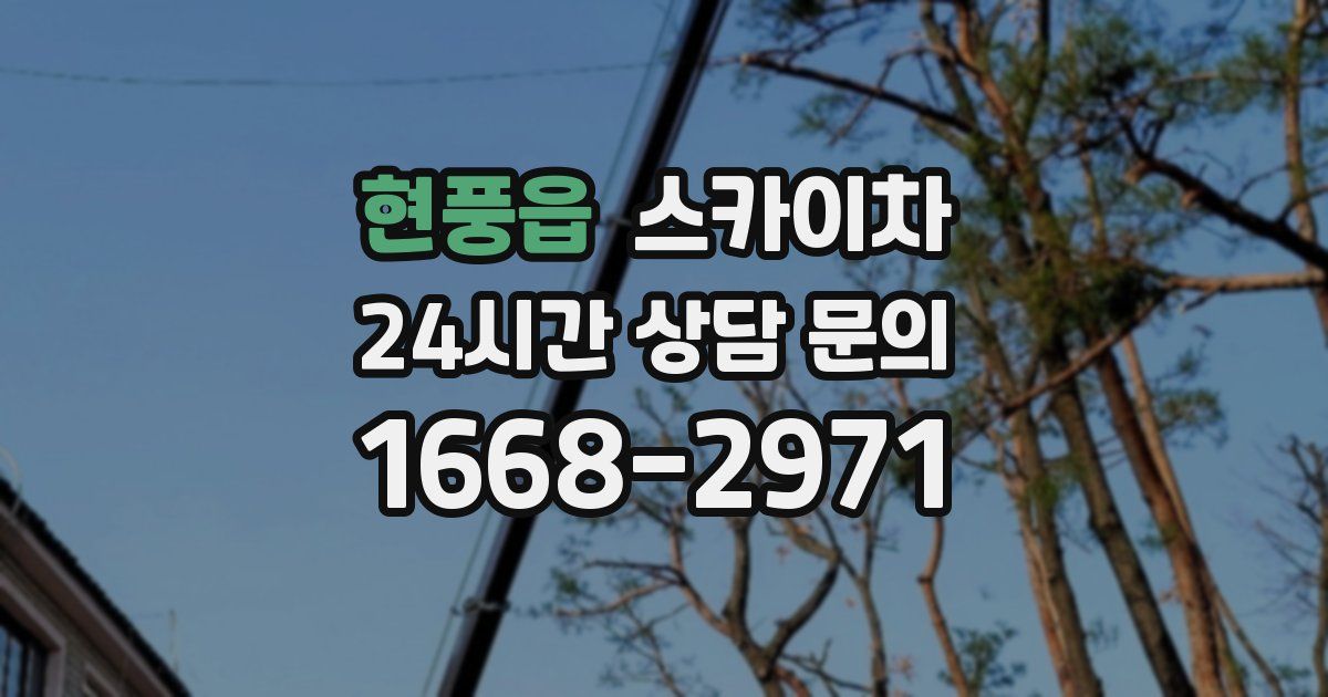 현풍읍 스카이차