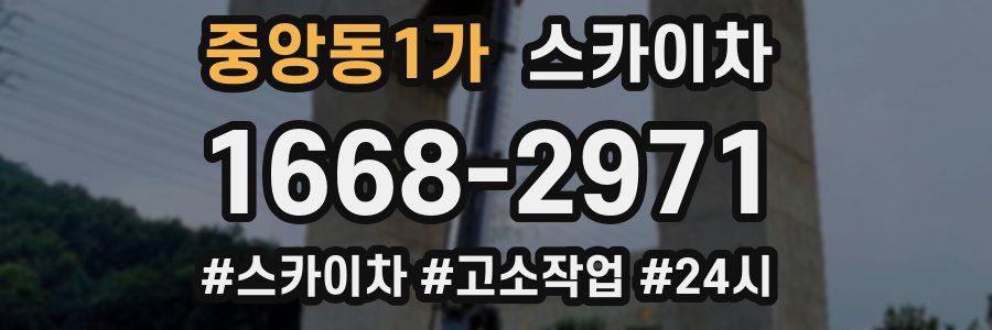 중앙동1가 스카이차
