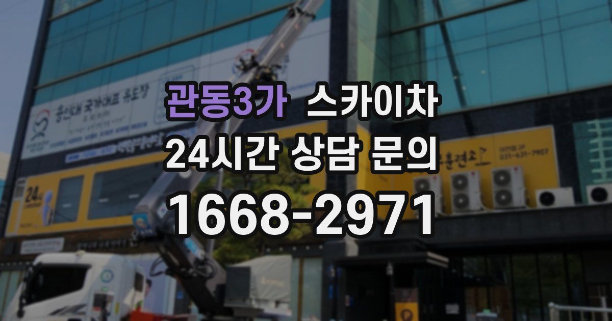 관동3가 스카이차