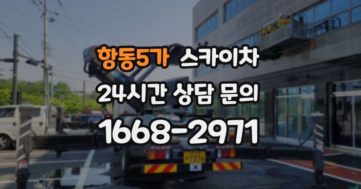 항동5가 스카이차
