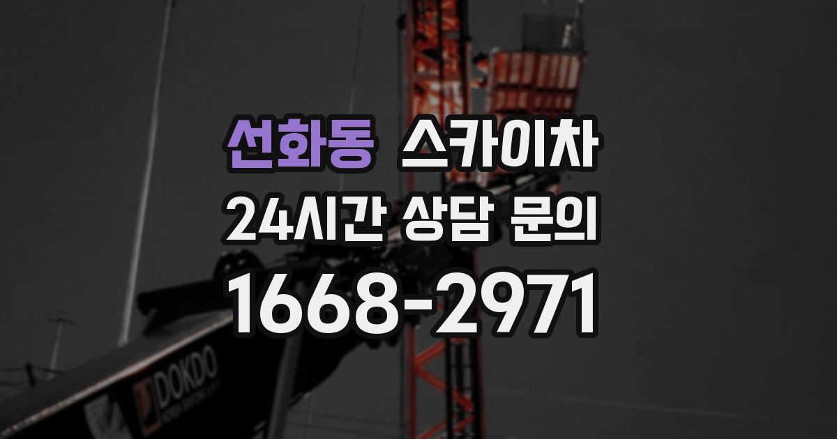 선화동 스카이차