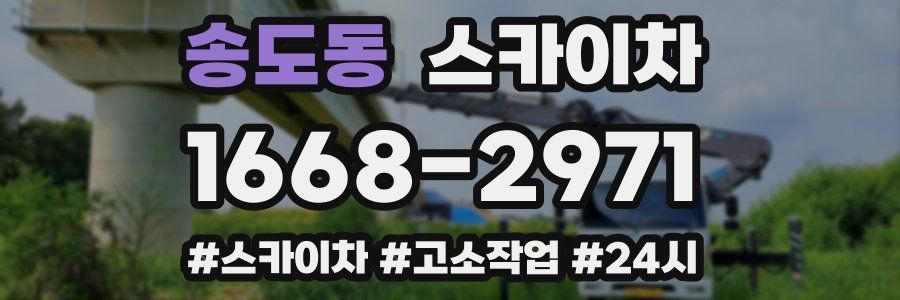 송도동 스카이차