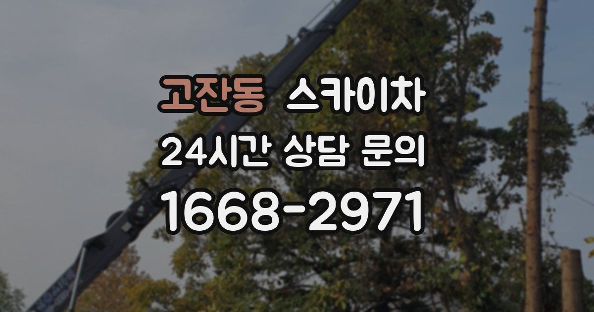 고잔동 스카이차