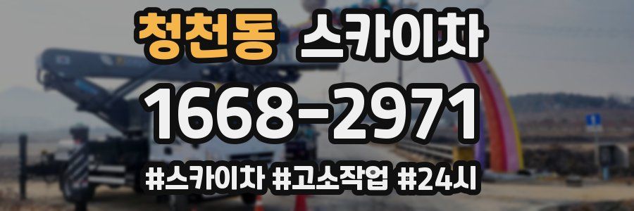 청천동 스카이차