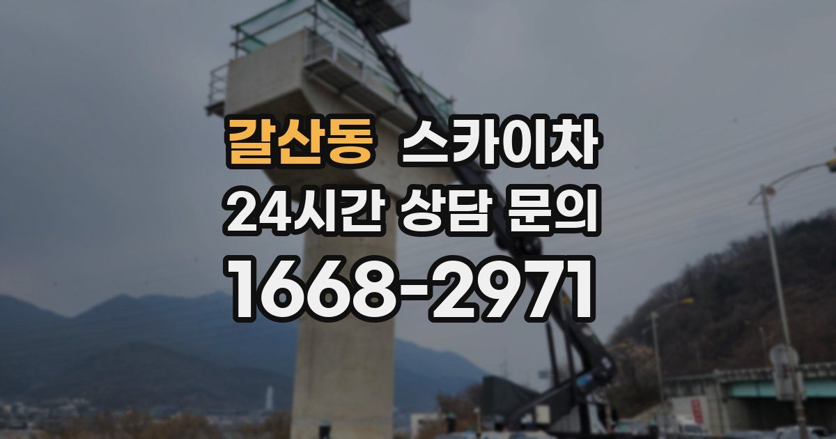 갈산동 스카이차