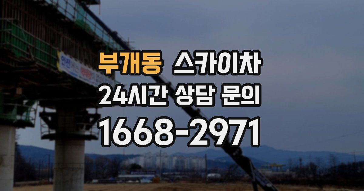 부개동 스카이차