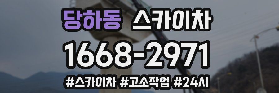 당하동 스카이차