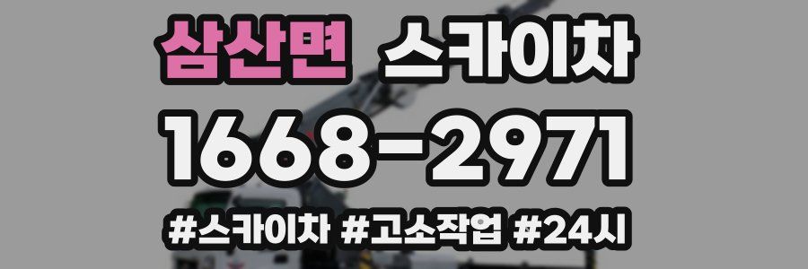 삼산면 스카이차