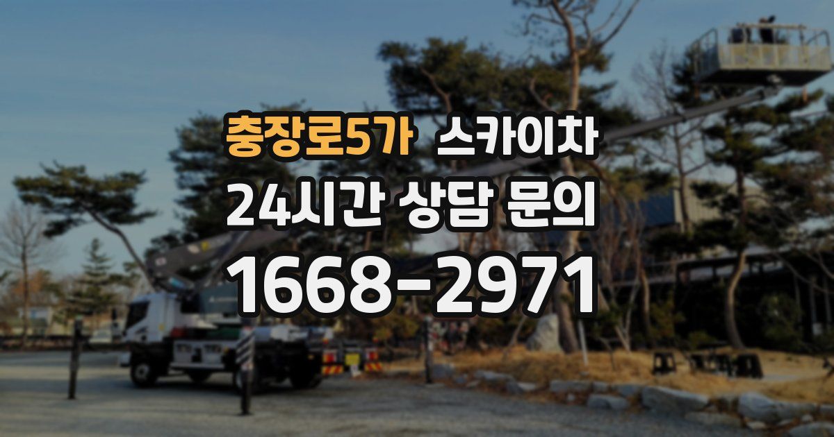 충장로5가 스카이차