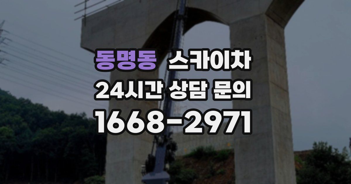 동명동 스카이차