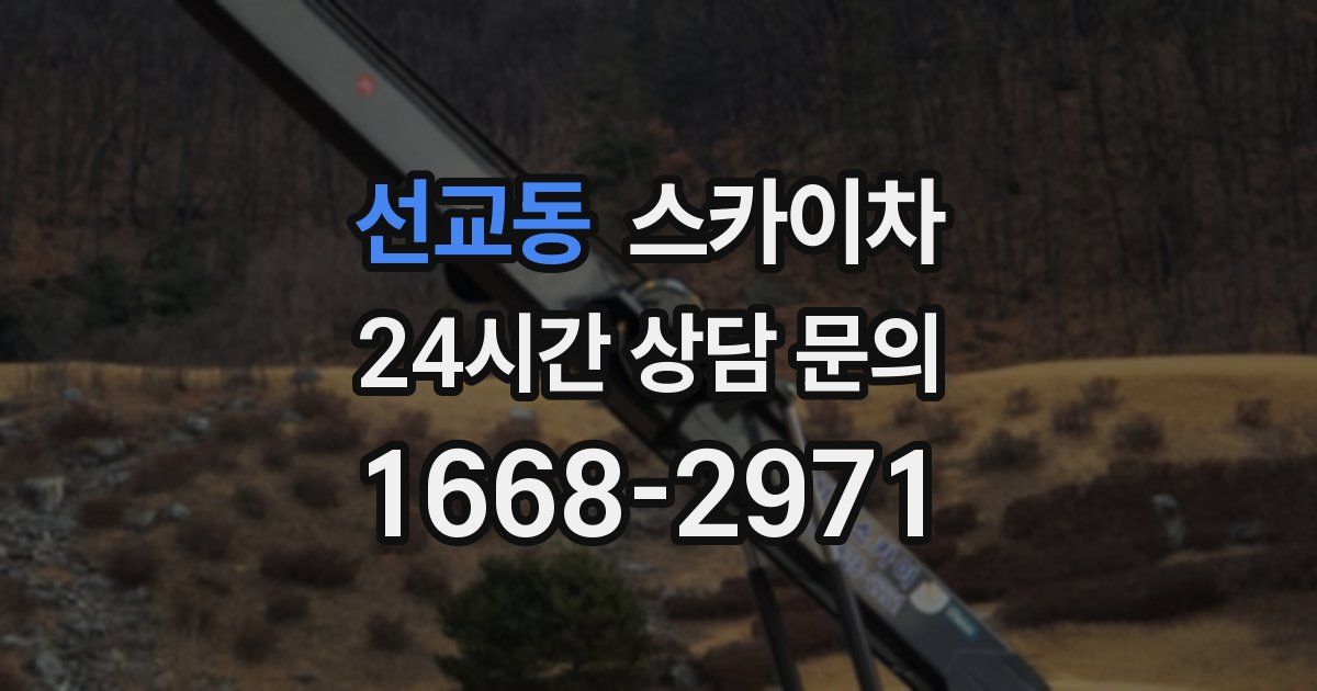 선교동 스카이차