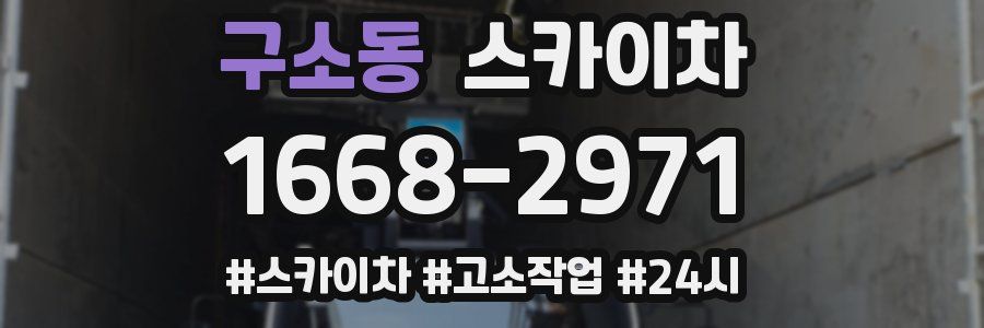 구소동 스카이차