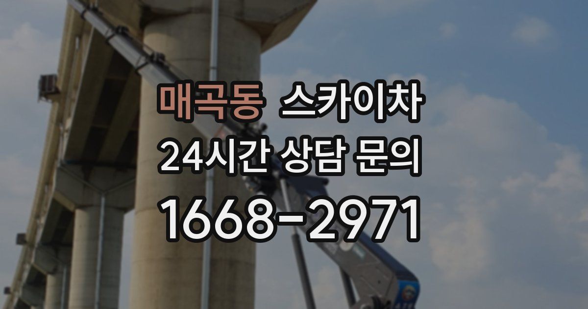 매곡동 스카이차