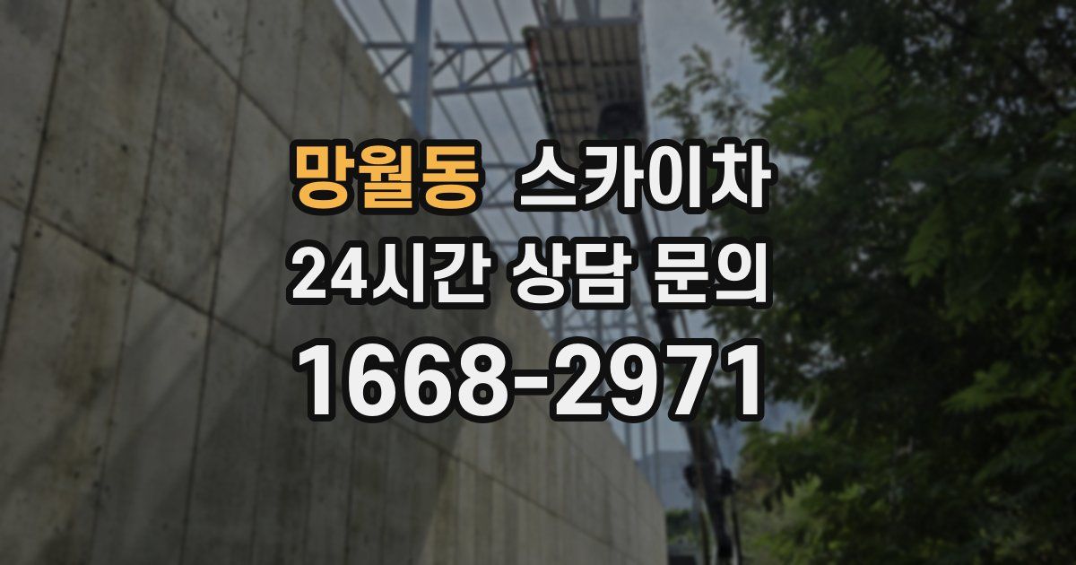 망월동 스카이차
