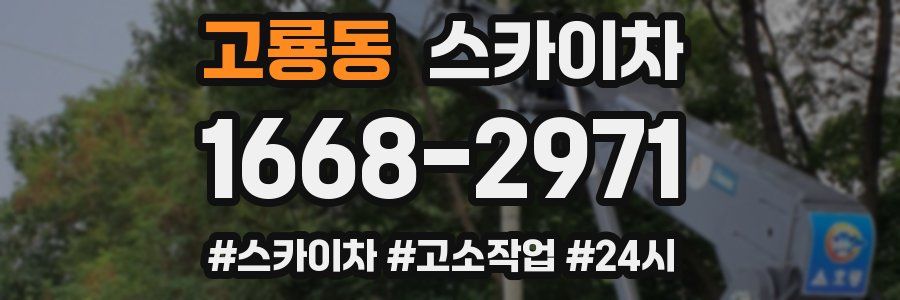 고룡동 스카이차