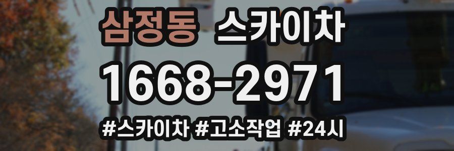 삼정동 스카이차