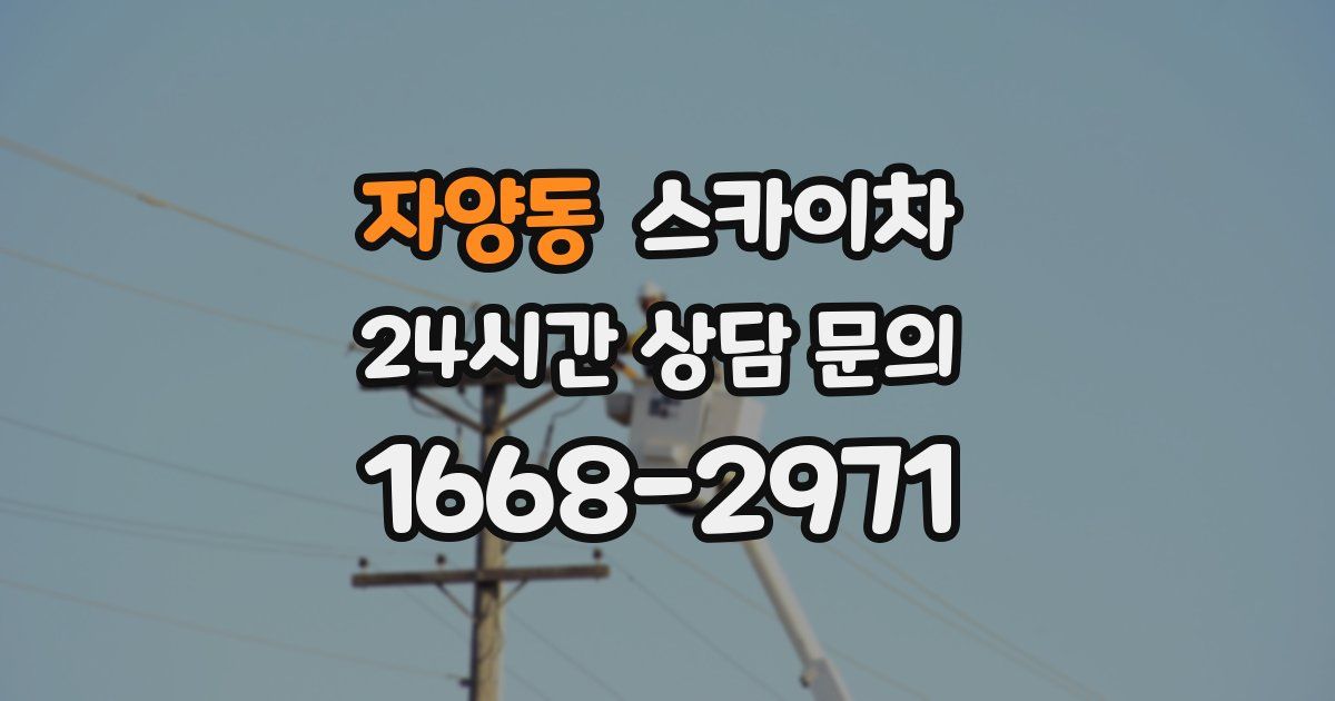 자양동 스카이차