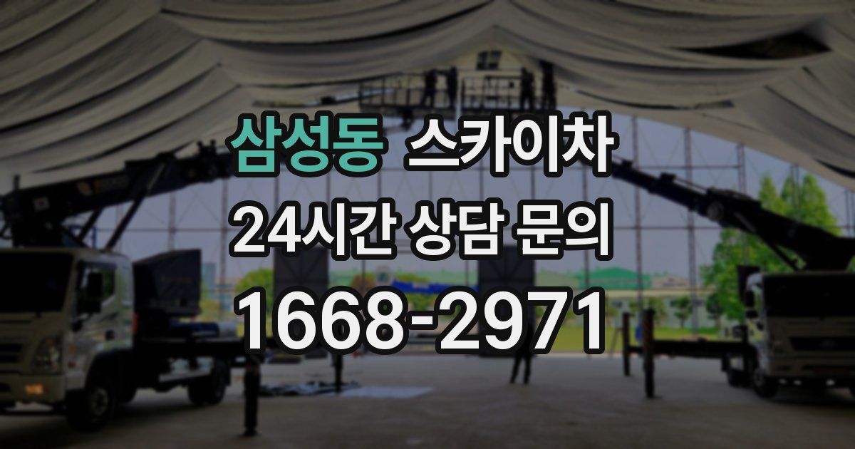 삼성동 스카이차