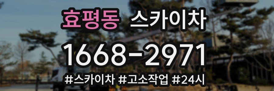 효평동 스카이차