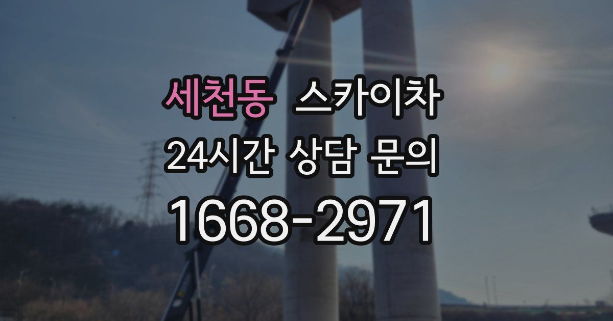 세천동 스카이차