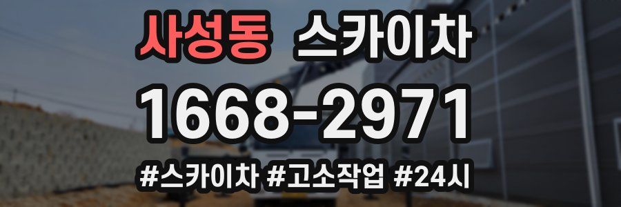 사성동 스카이차