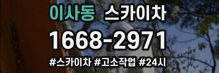 이사동 스카이차