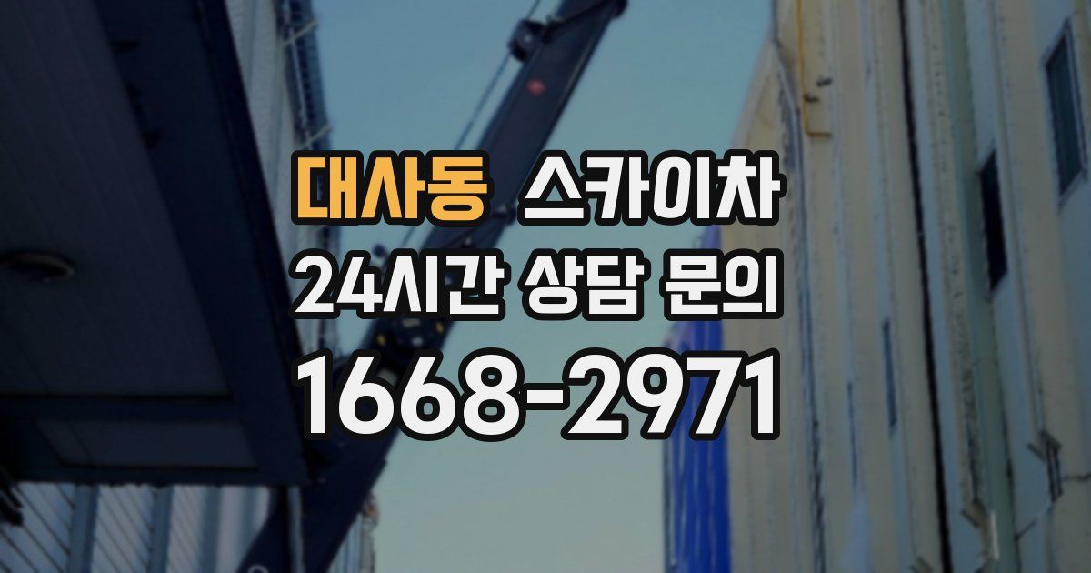 대사동 스카이차