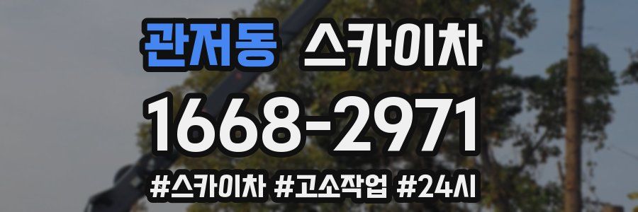 관저동 스카이차