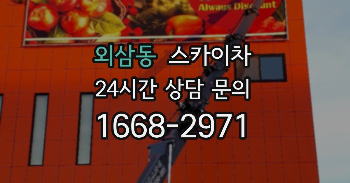 외삼동 스카이차