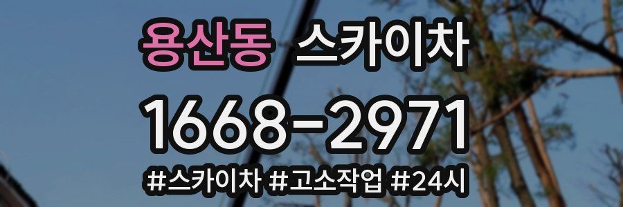 용산동 스카이차