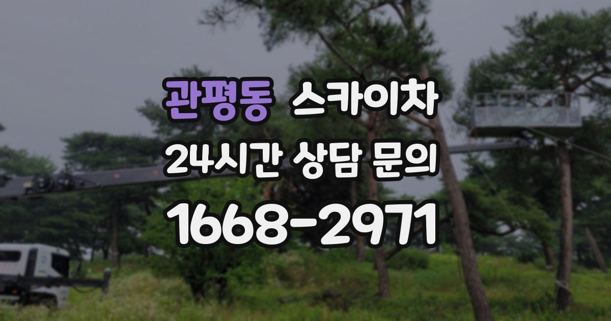 관평동 스카이차