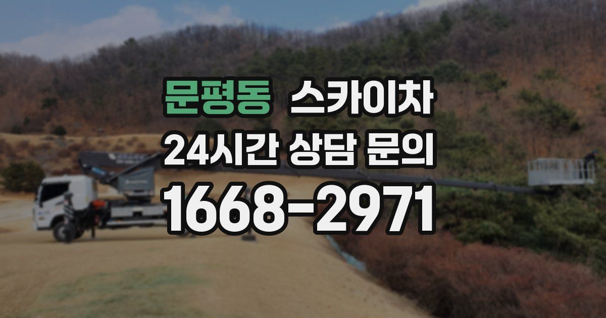 문평동 스카이차