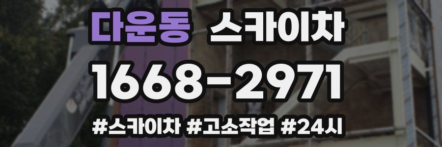 다운동 스카이차