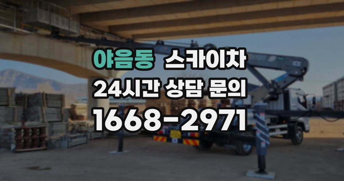 야음동 스카이차