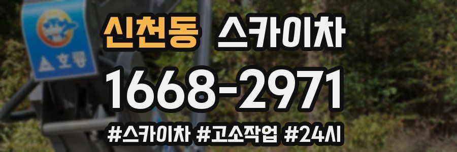 신천동 스카이차