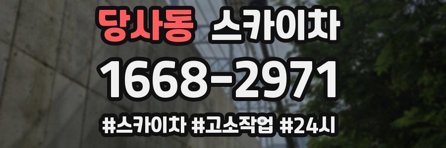 당사동 스카이차