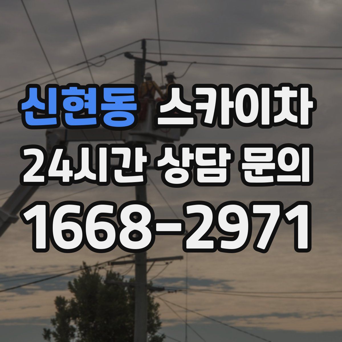 신현동 스카이차