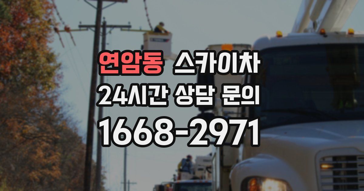 연암동 스카이차