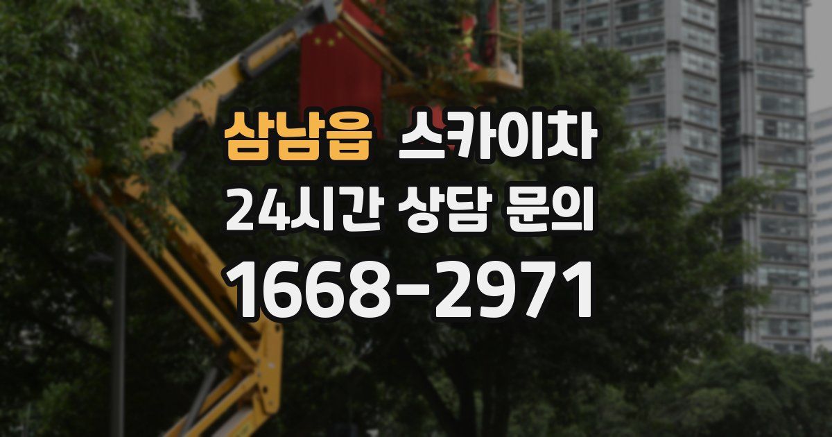 삼남읍 스카이차