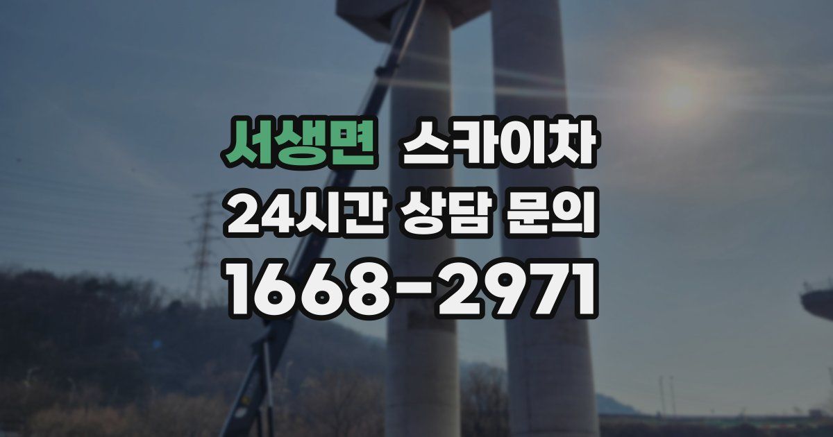서생면 스카이차
