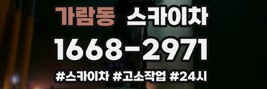 가람동 스카이차